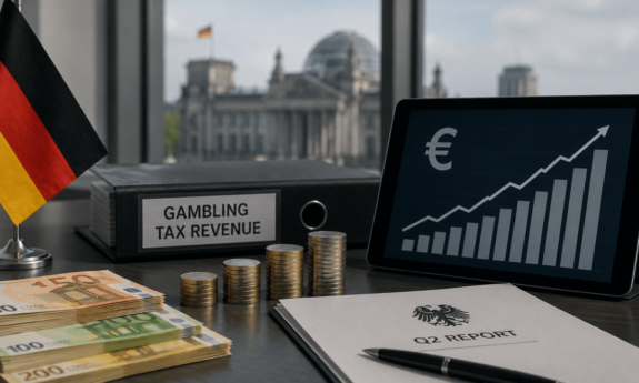 German Gambling Tax Revenue Rises to €647 Million in Q2