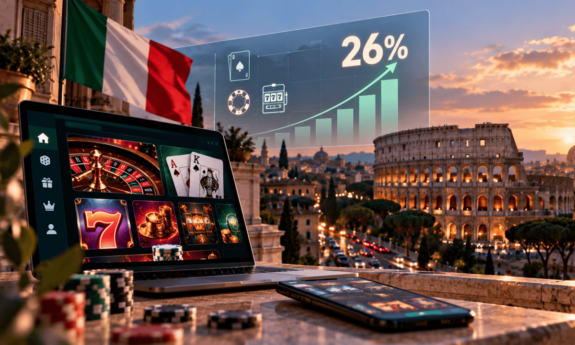Italy Gaming Market Sees Online Share Rise to 26% by 2025